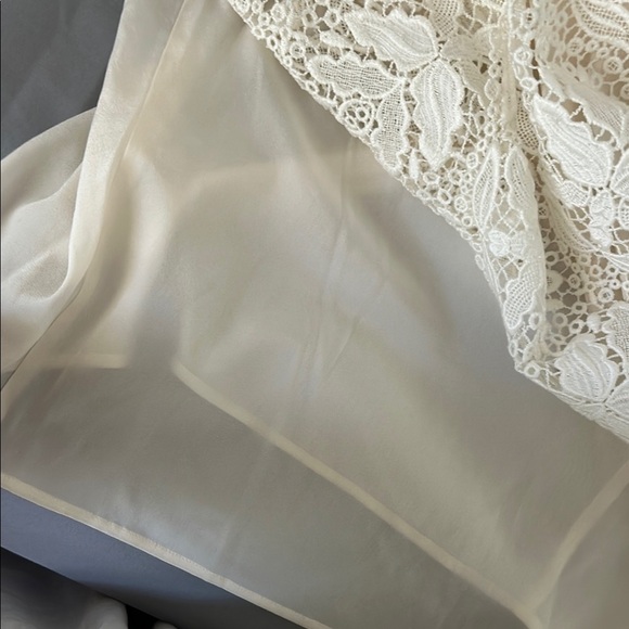 Emilio Pucci Cream White Lace One-Shoulder Mini Dress - Picture 9 of 15
